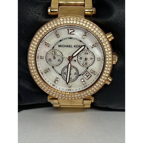 Michael Kors Parker MK5491 Women Stainless Steel Analog Dial Quartz Watch JK299 - Picture 2 of 12